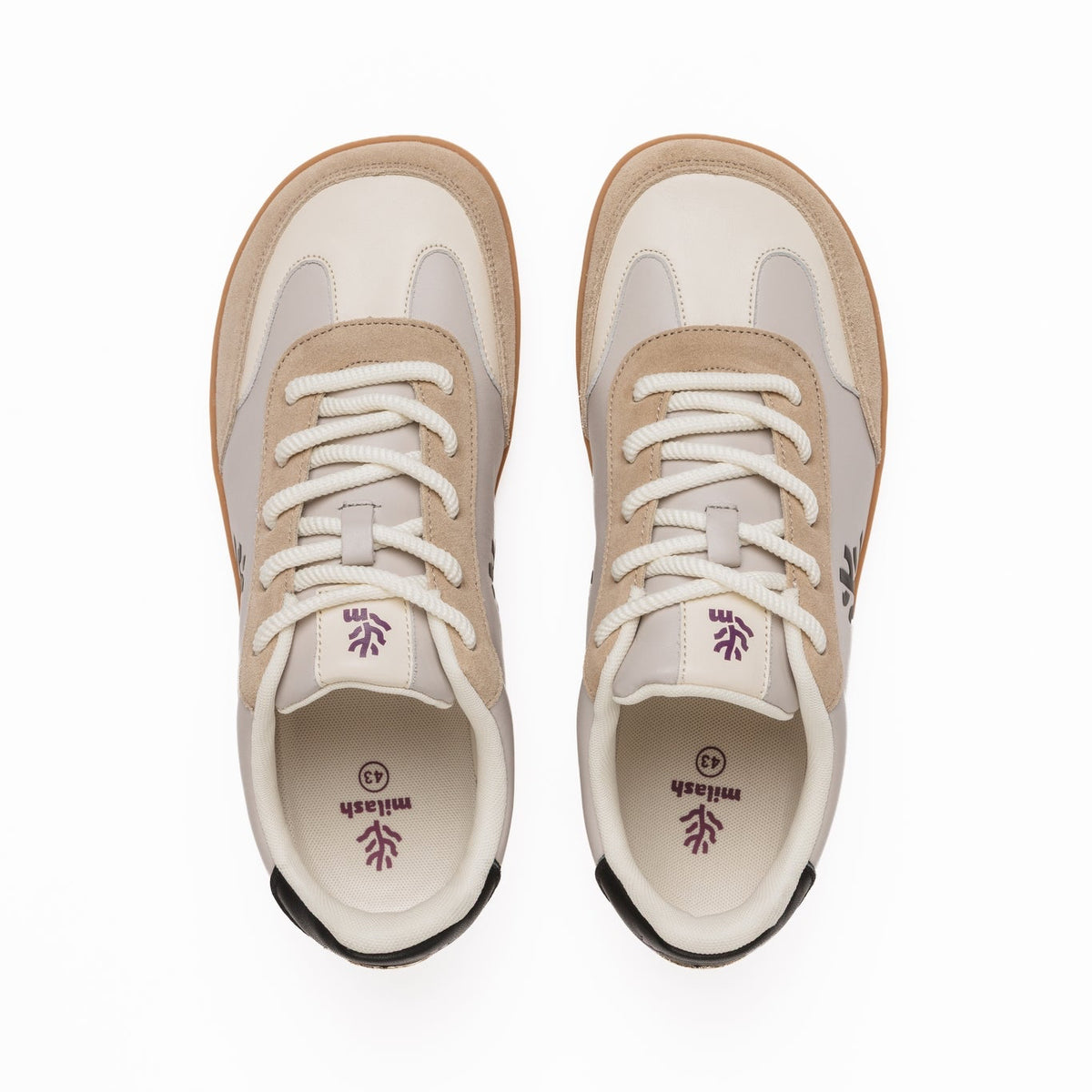 Milash unisex barefoot tenisky - pastelové