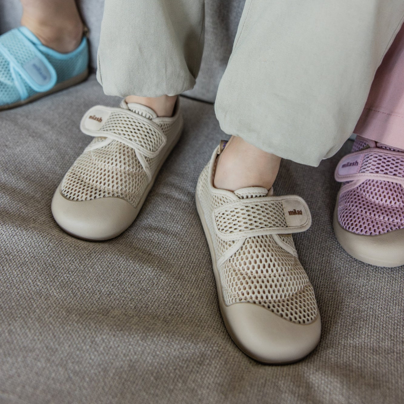 Milash detské tenisky FUN shoes - CEMENT